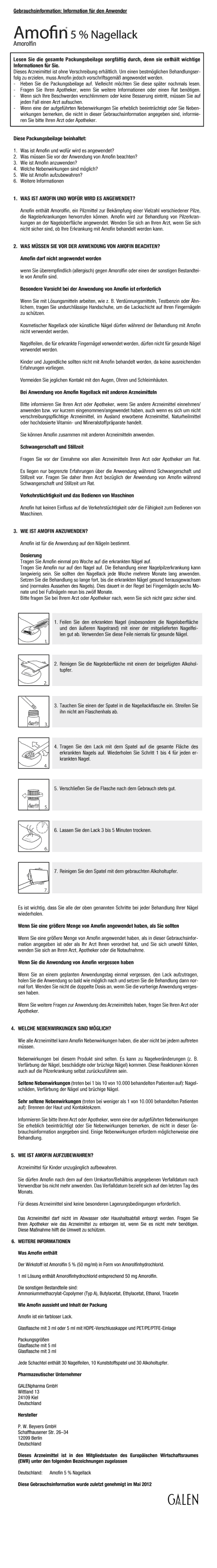Packungsbeilage